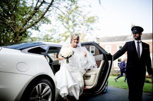 Chauffeur driven wedding cars