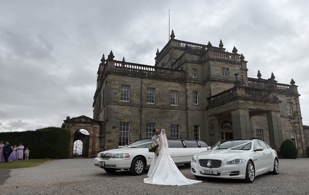 Kinmount House Wedding cars - Limo and Jaguar