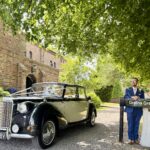 Getting married in Gretna Green with our Black & Ivory Royale Windsor wedding car