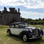 Our black and ivory Royale Windsor - Vintage Wedding Car in Dumfries and Galloway